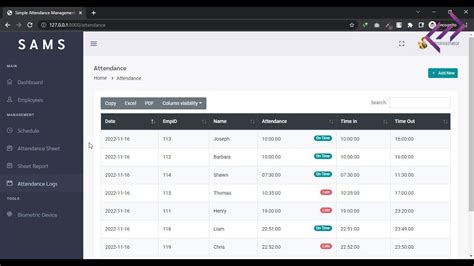 java based rfid attendance management system|laravel attendance management system.